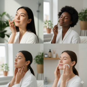 mindful skincare routine for youthful and radiant skin
